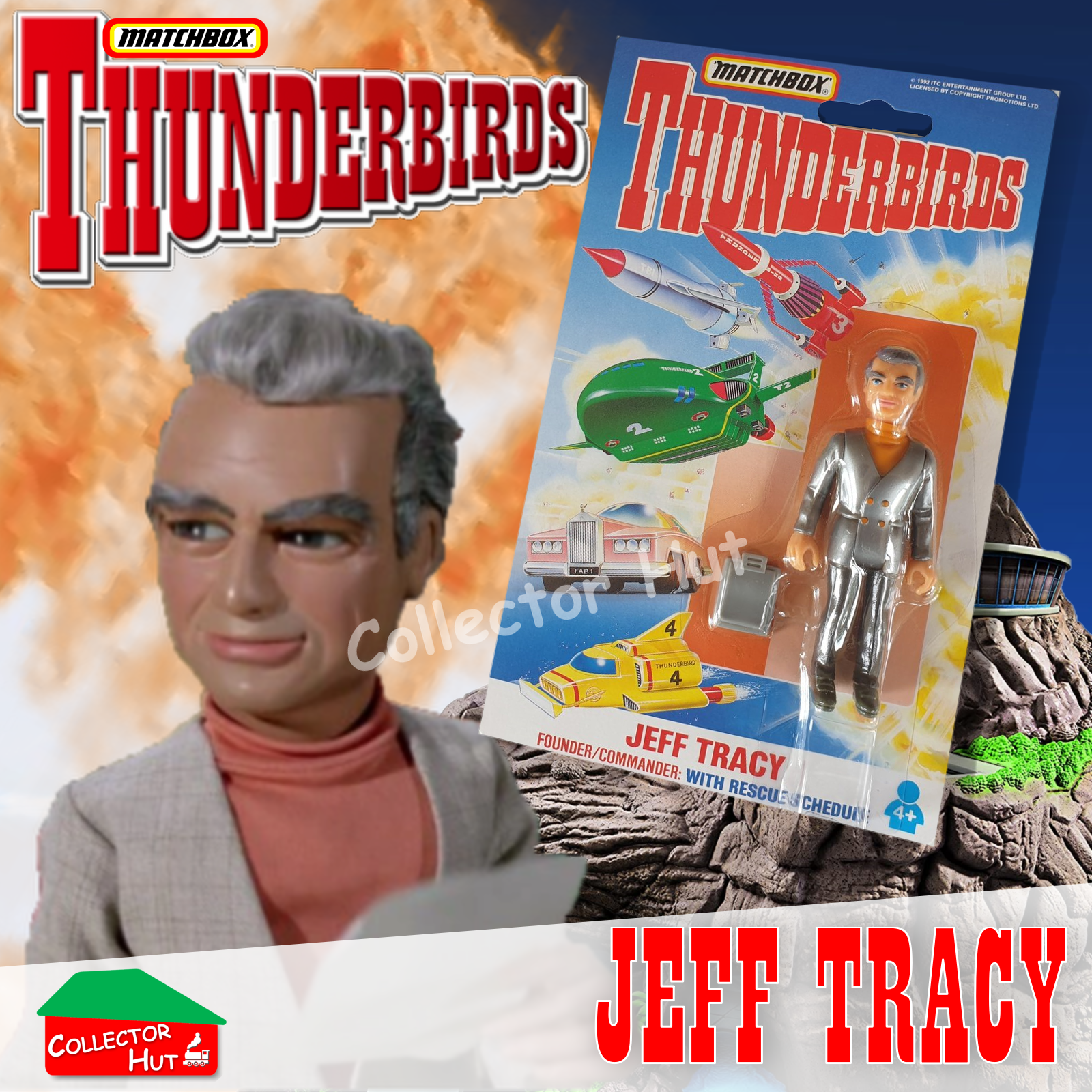 Gerry Anderson Thunderbirds Matchbox 1992 Action Figures SEALED