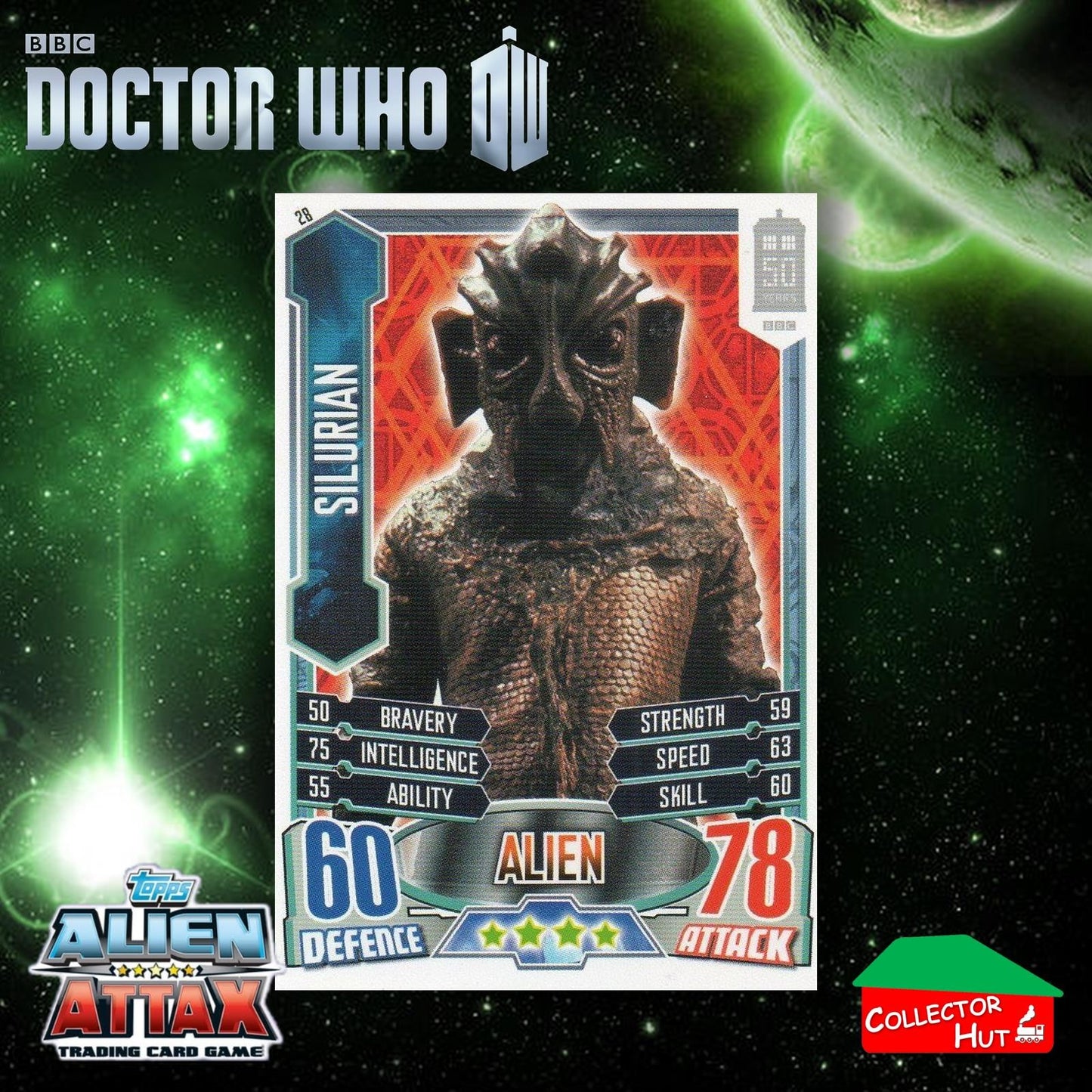 Topps Doctor Who Alien Attax 50th Anniversary Edition Companion Timeless Cards