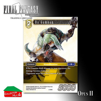 Final Fantasy Trading Card Game OPUS II 2 Singles You Choose