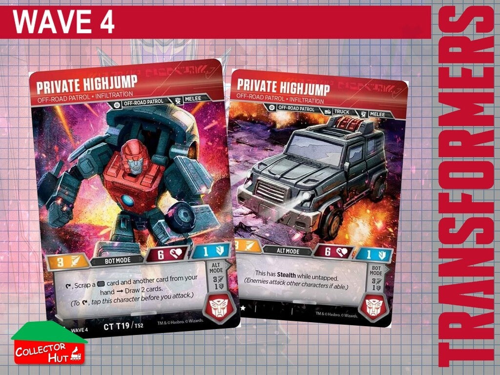 Transformers TCG CHARACTER Trading Cards All Waves
