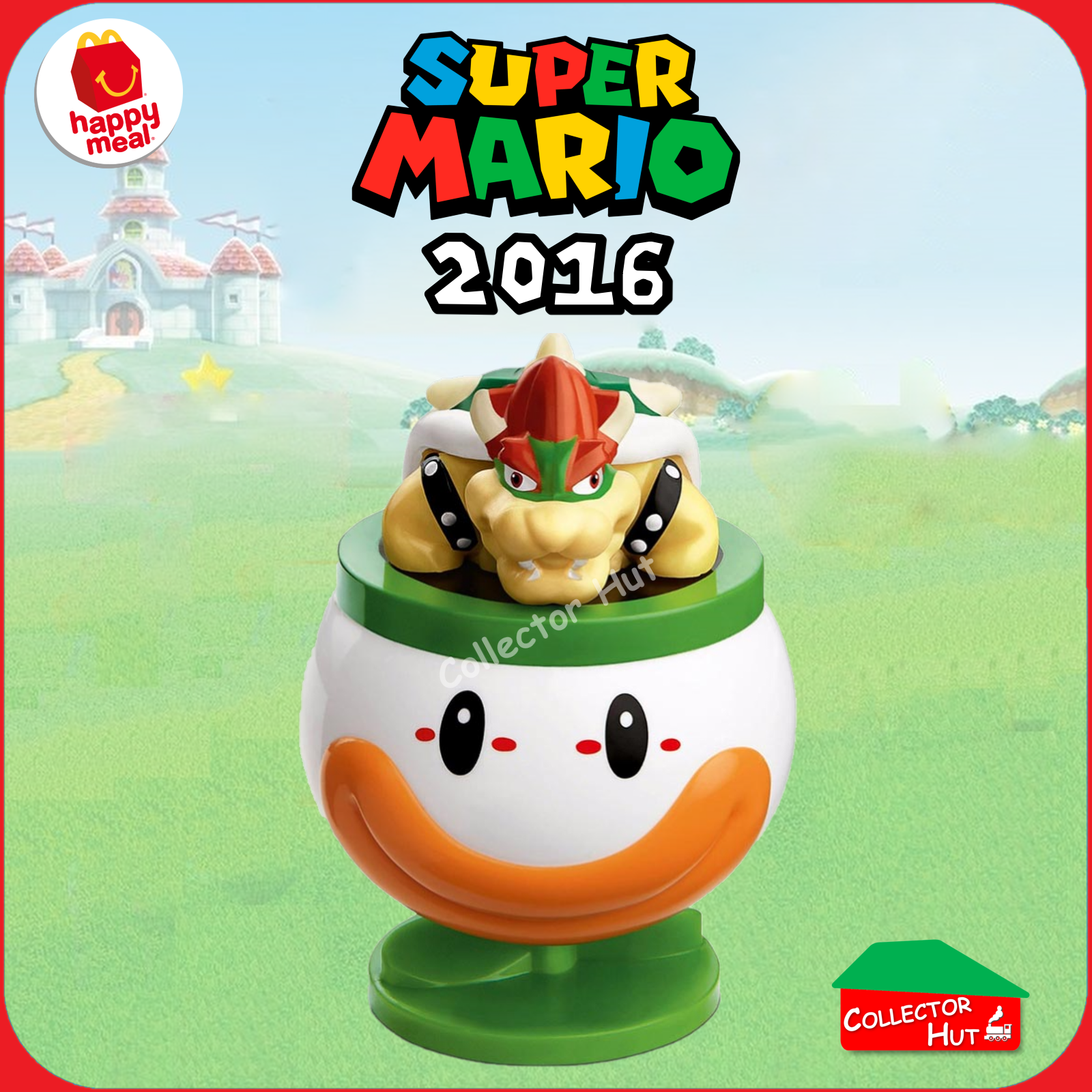 McDonald's Happy Meal Super Mario 2017 Plastic Toys Figurines New & Sealed