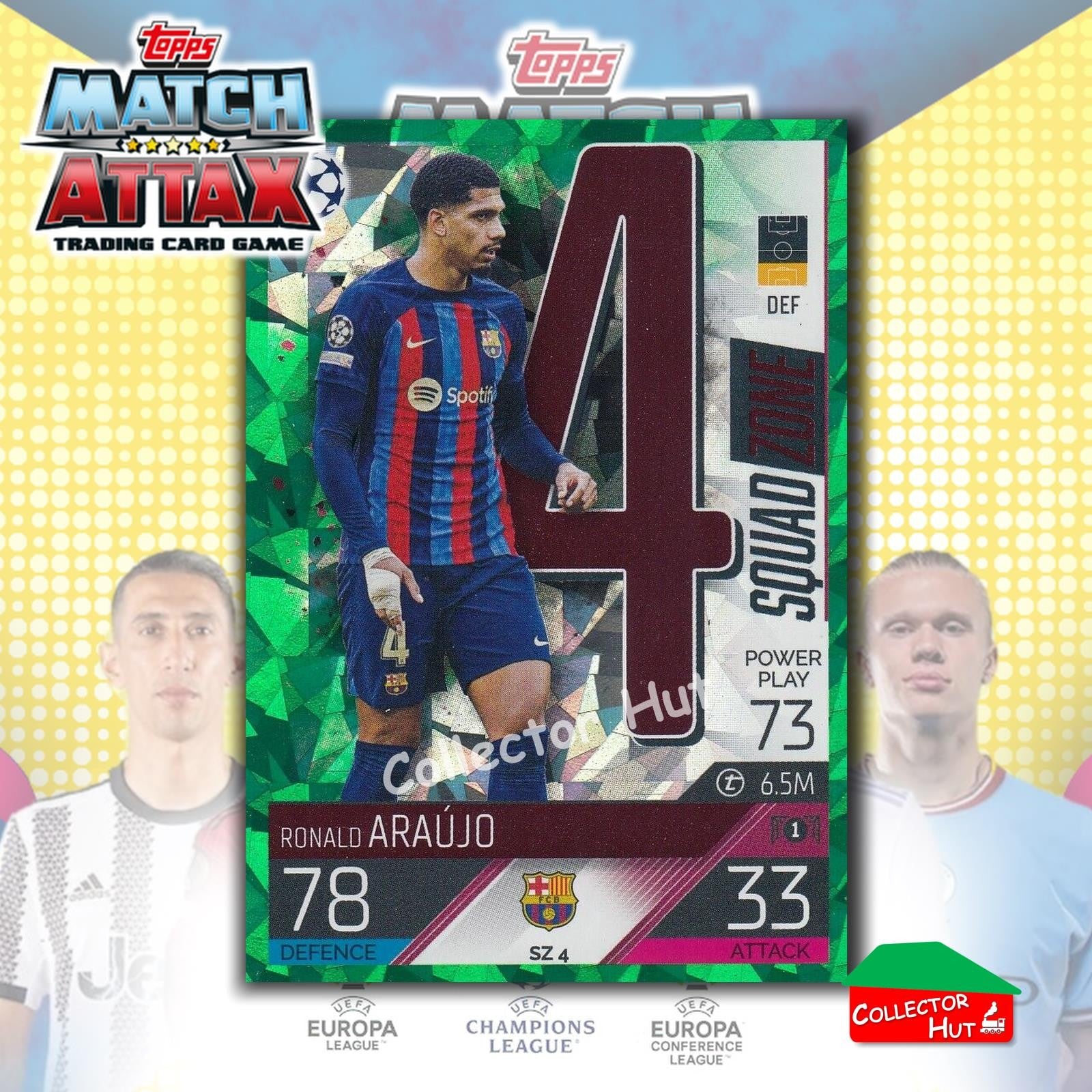 Topps Match Attax Extra 2022/23 Parallel CRYSTAL & EMERALD Cards YOU CHOOSE