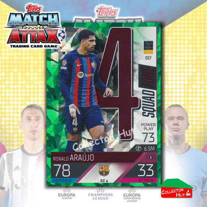 Topps Match Attax Extra 2022/23 Parallel CRYSTAL & EMERALD Cards YOU CHOOSE