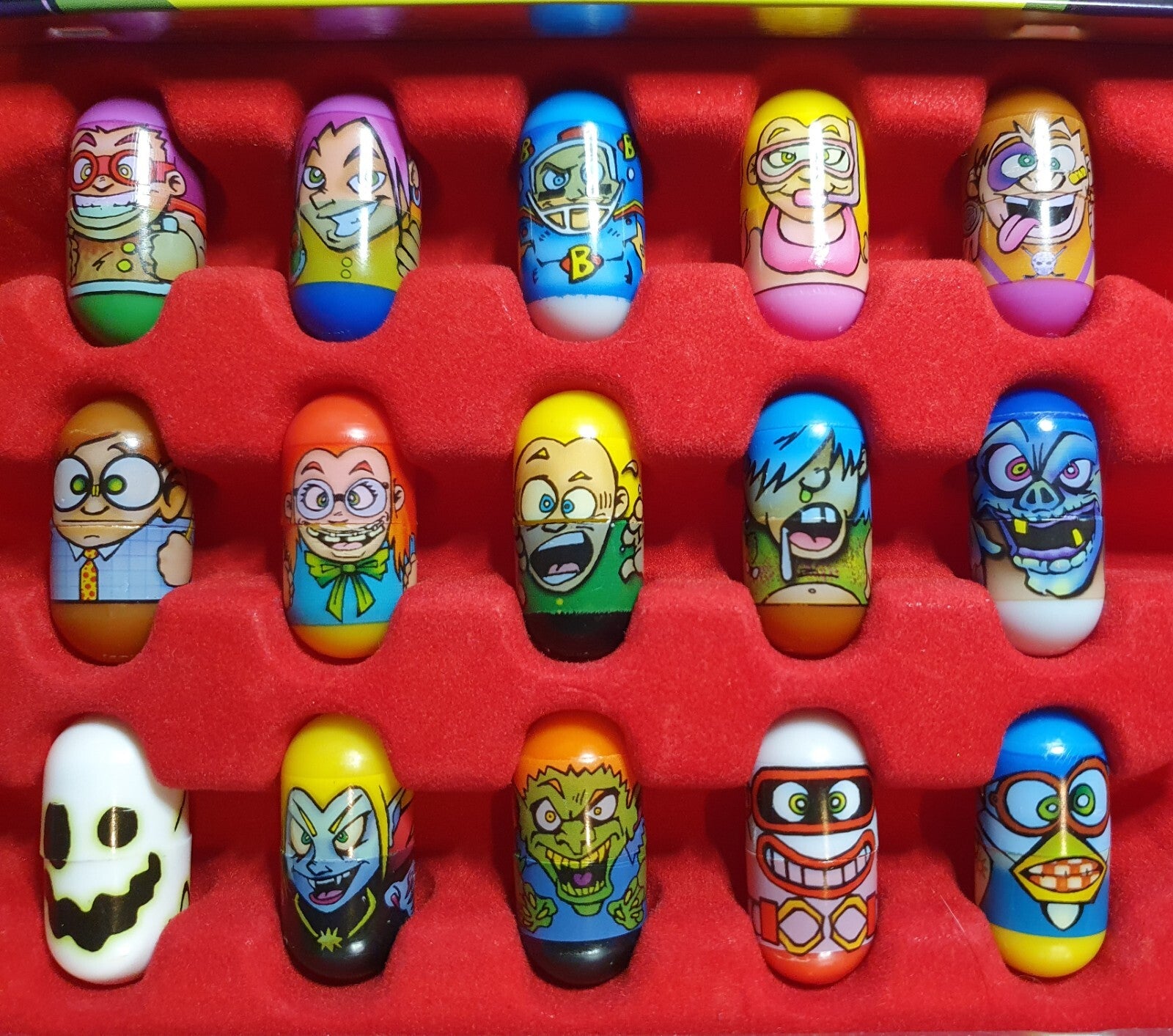 Mighty Beanz (2004) JA-RU Beans 1-36 & Rare COMPLETE BASE SET