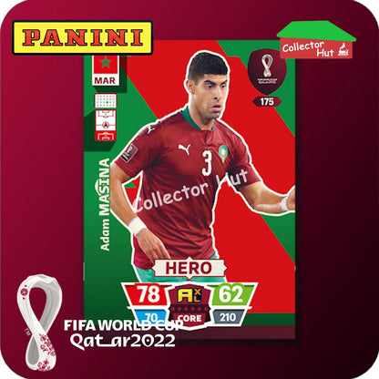 Panini Adrenalyn XL Qatar World Cup 2022 Trading Cards BASE SET #145-288