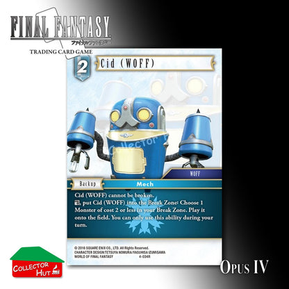 Final Fantasy Trading Card Game OPUS IV 4 FOIL CARDS You Choose