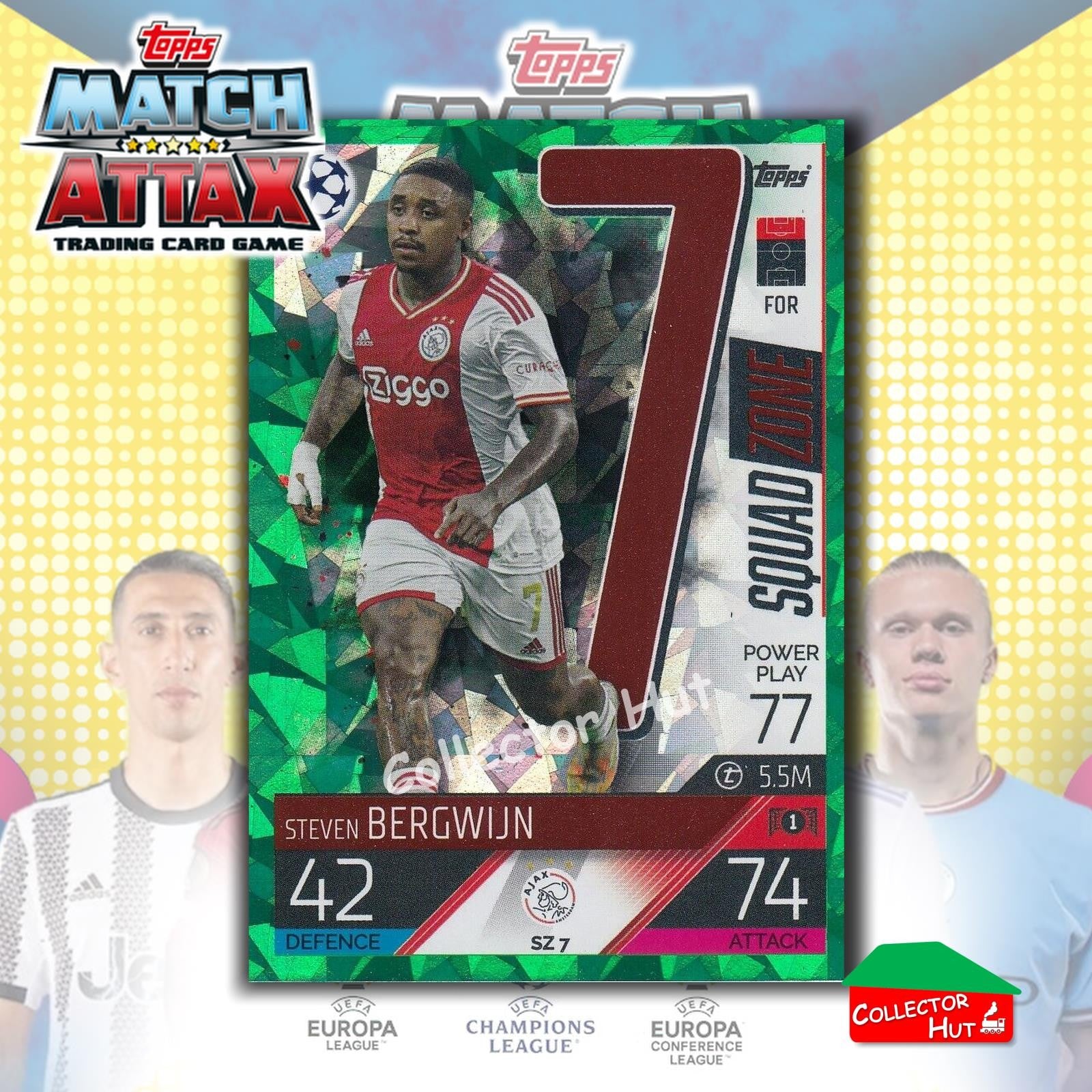Topps Match Attax Extra 2022/23 Parallel CRYSTAL & EMERALD Cards YOU CHOOSE