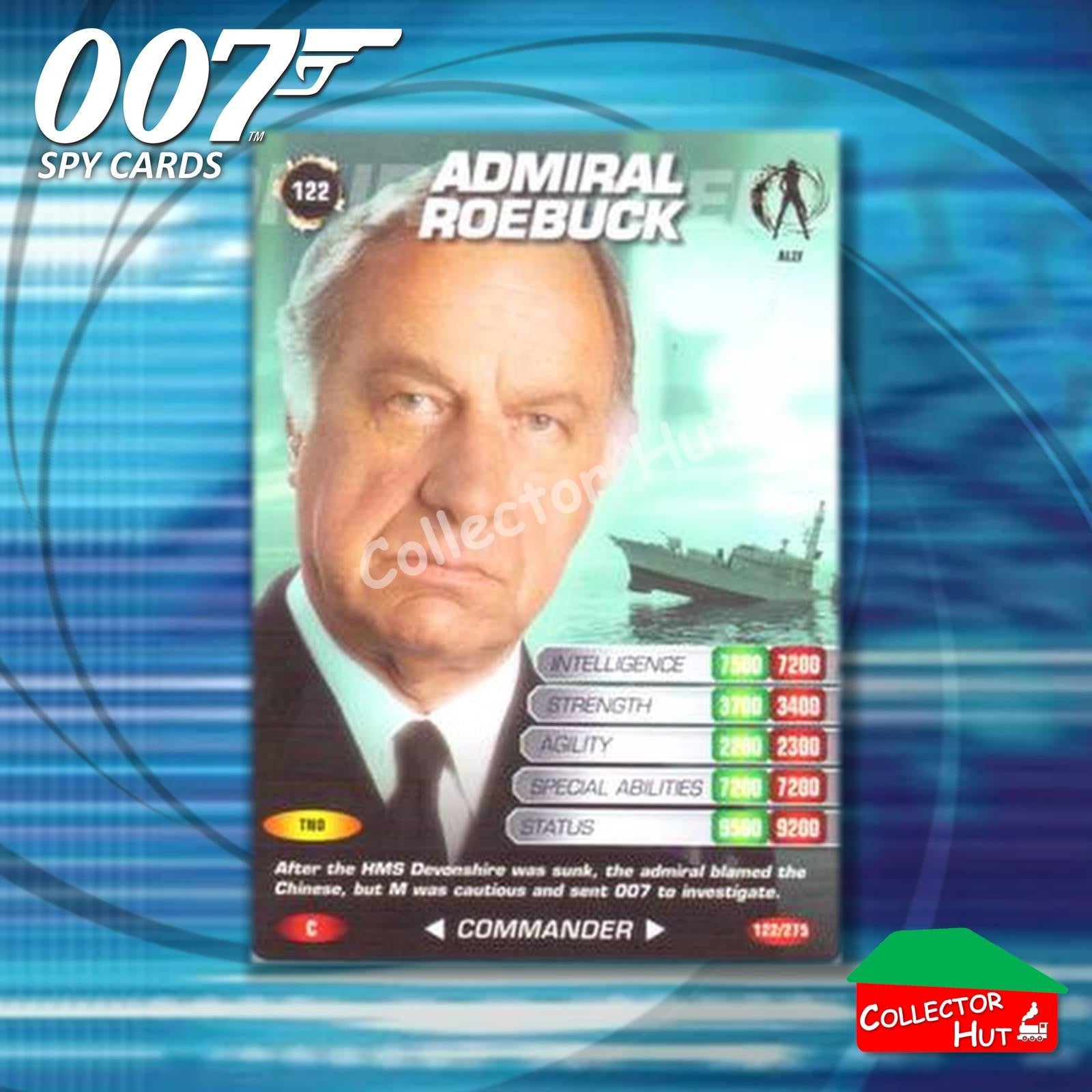 James Bond 007 Commander Spy Cards BASE COMMON YOU CHOOSE