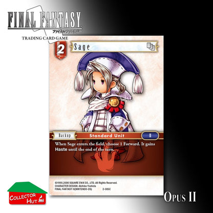 Final Fantasy Trading Card Game OPUS II 2 FOIL CARDS You Choose