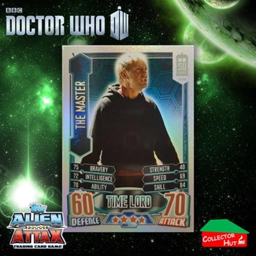 Topps Dr Who Alien Attax 50th Anniversary Edition RARE Limited & Companion Cards
