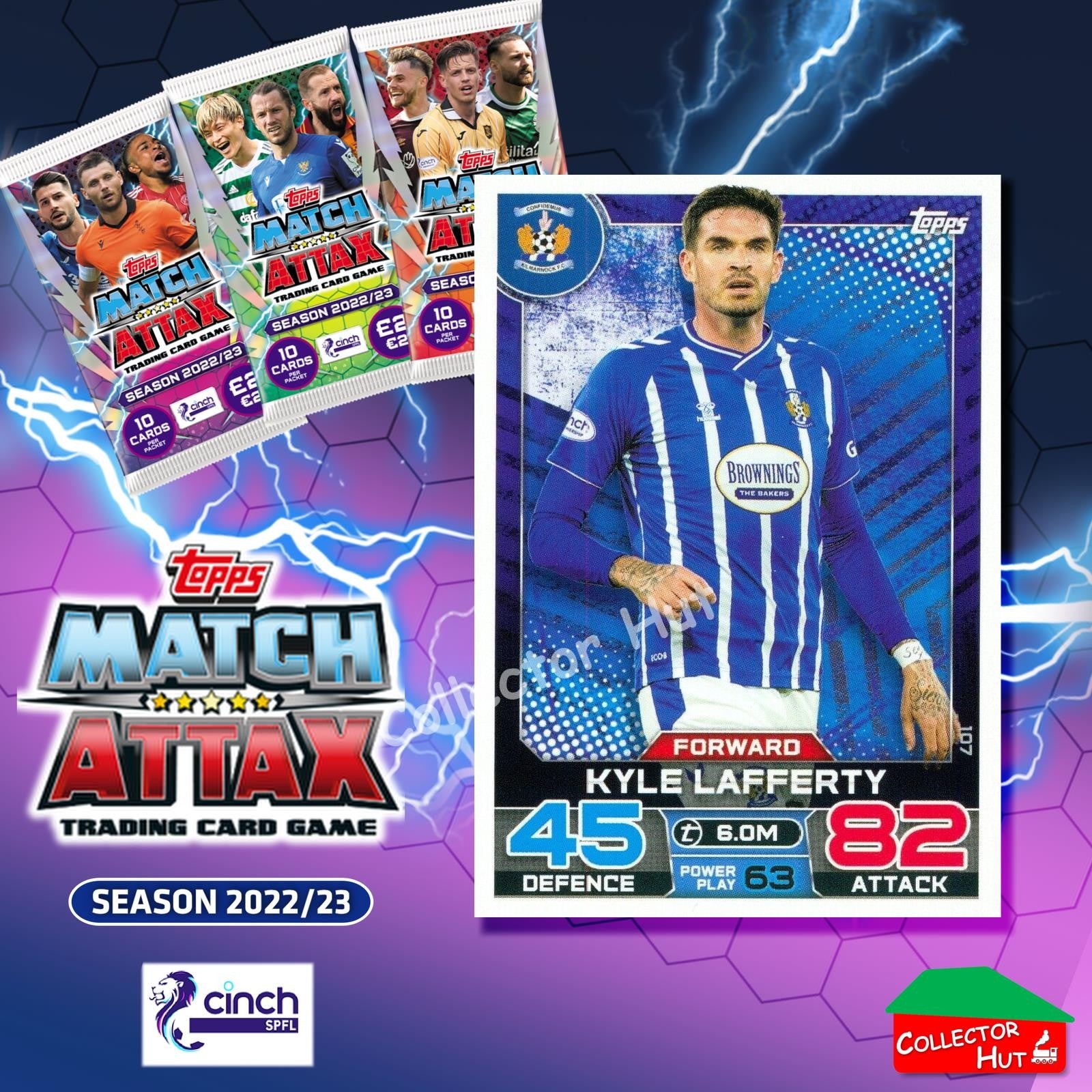 TOPPS MATCH ATTAX SPFL 2022/23 #1-162 Choose Your Card