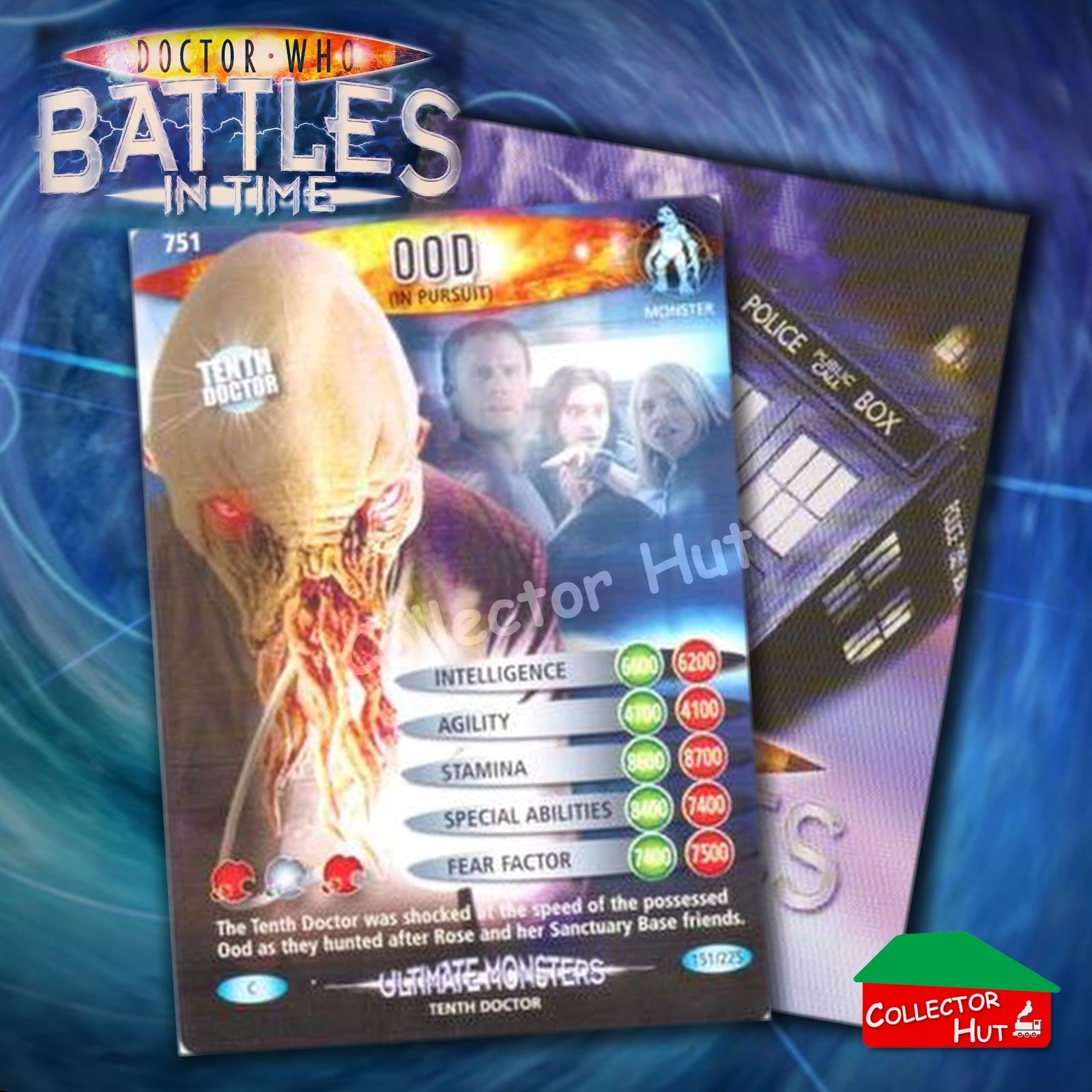 DOCTOR WHO Battles in Time #601-825 ULTIMATE MONSTERS RARE & COMMON Cards