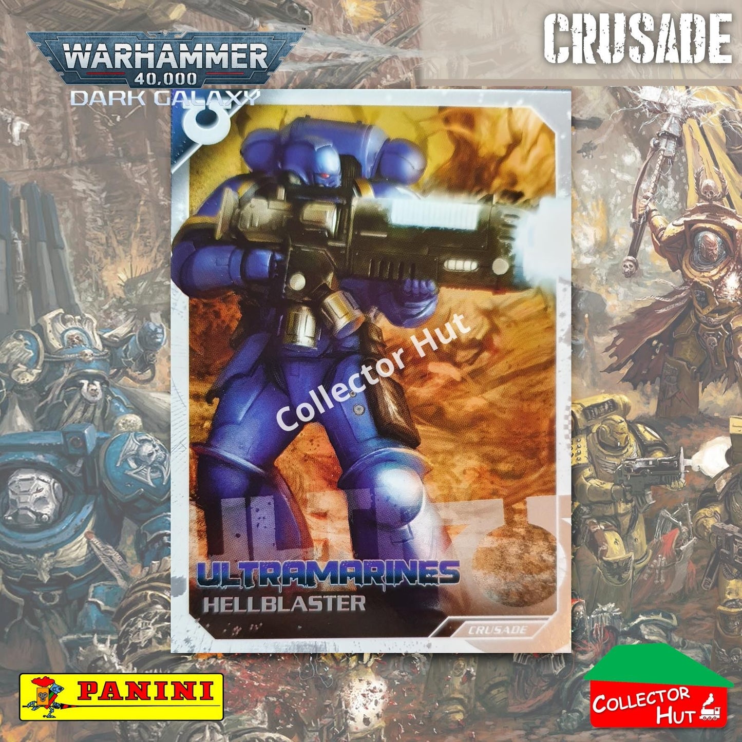 PANINI Warhammer 40,000 Dark Galaxy Parallel Trading Card Crusade Vanguard Purge