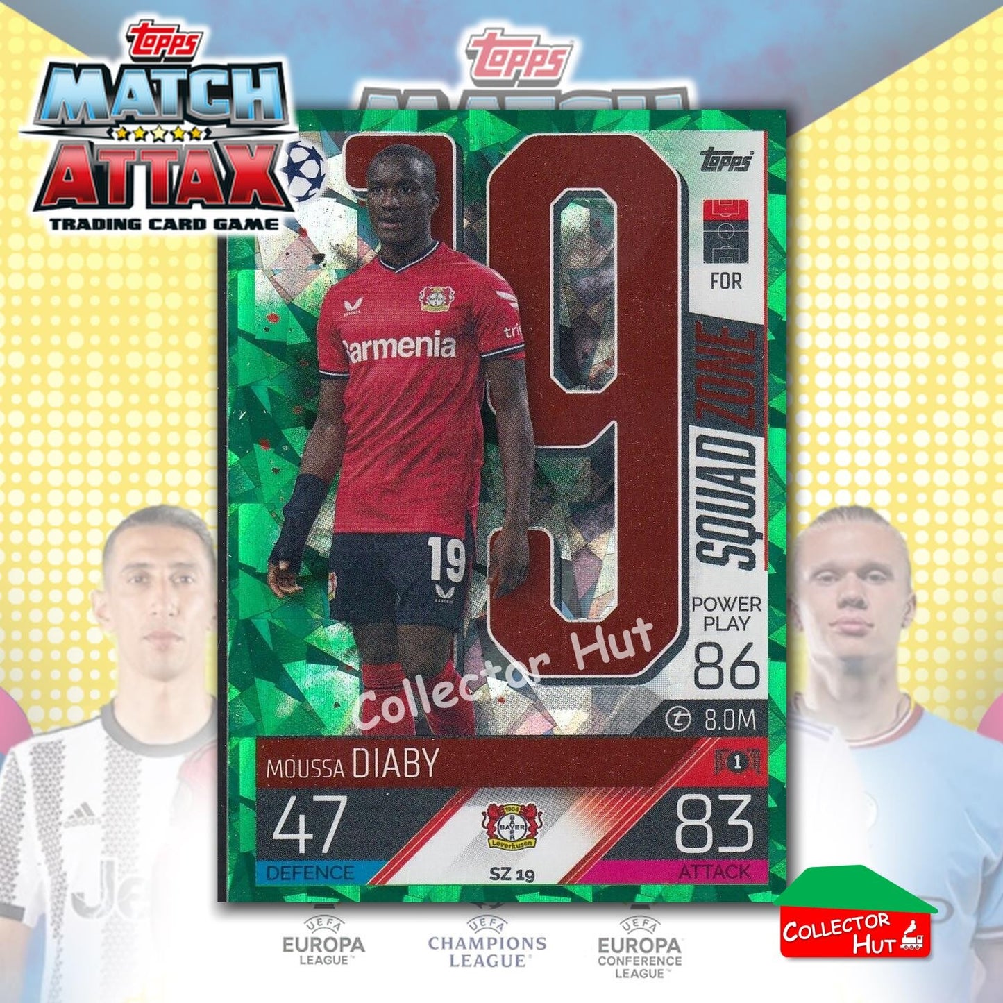 Topps Match Attax Extra 2022/23 Parallel CRYSTAL & EMERALD Cards YOU CHOOSE