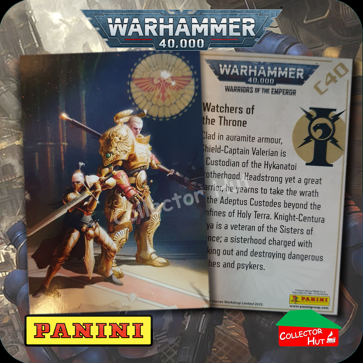PANINI Warhammer 40,000 40k Warriors of the Emperor Trading Cards You Choose
