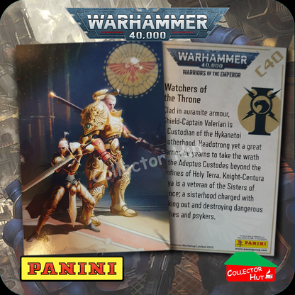 PANINI Warhammer 40,000 40k Warriors of the Emperor Trading Cards You Choose