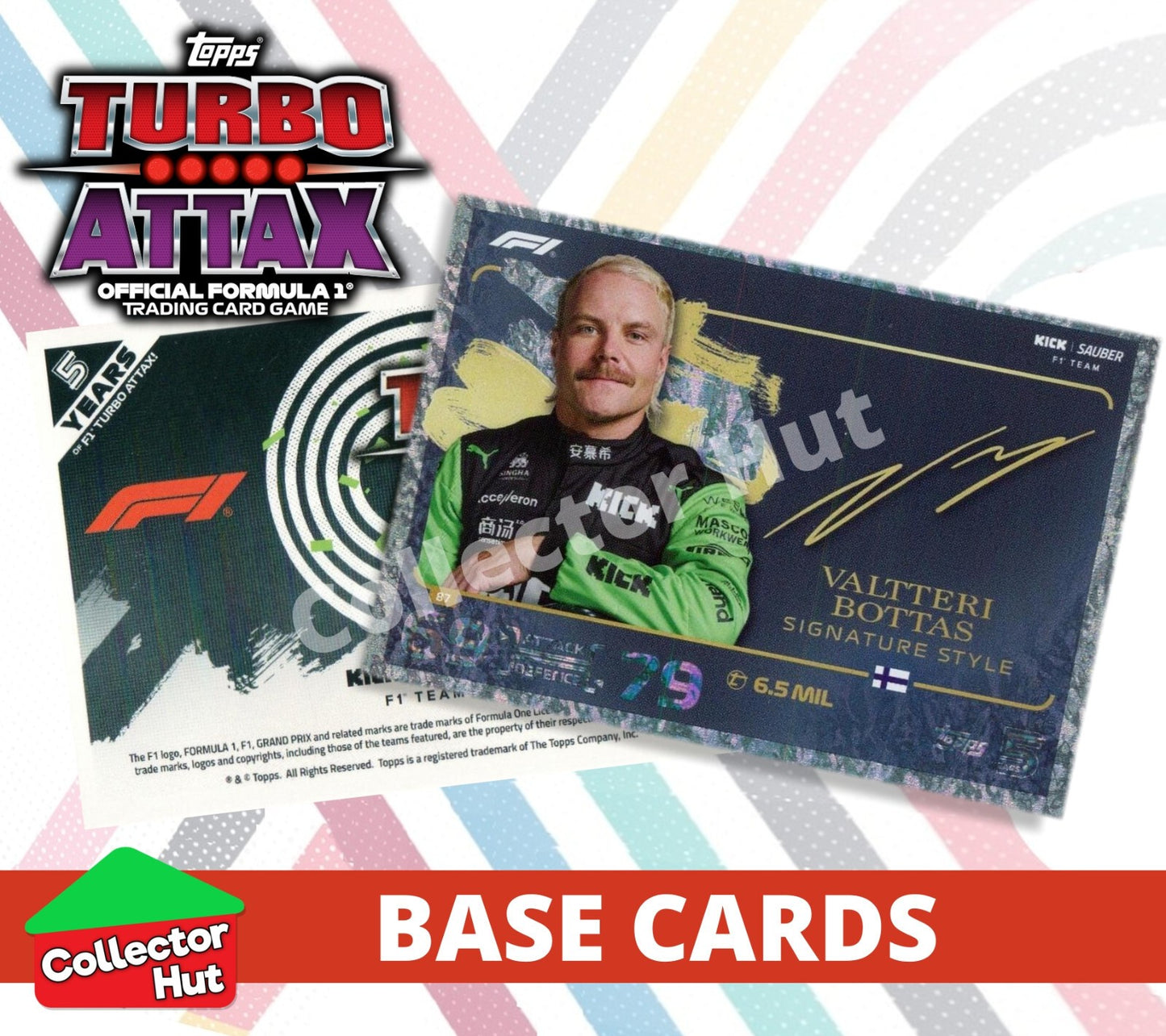 Topps Turbo Attax Formula 1 F1 2024 #1-166 Base Cards YOU CHOOSE