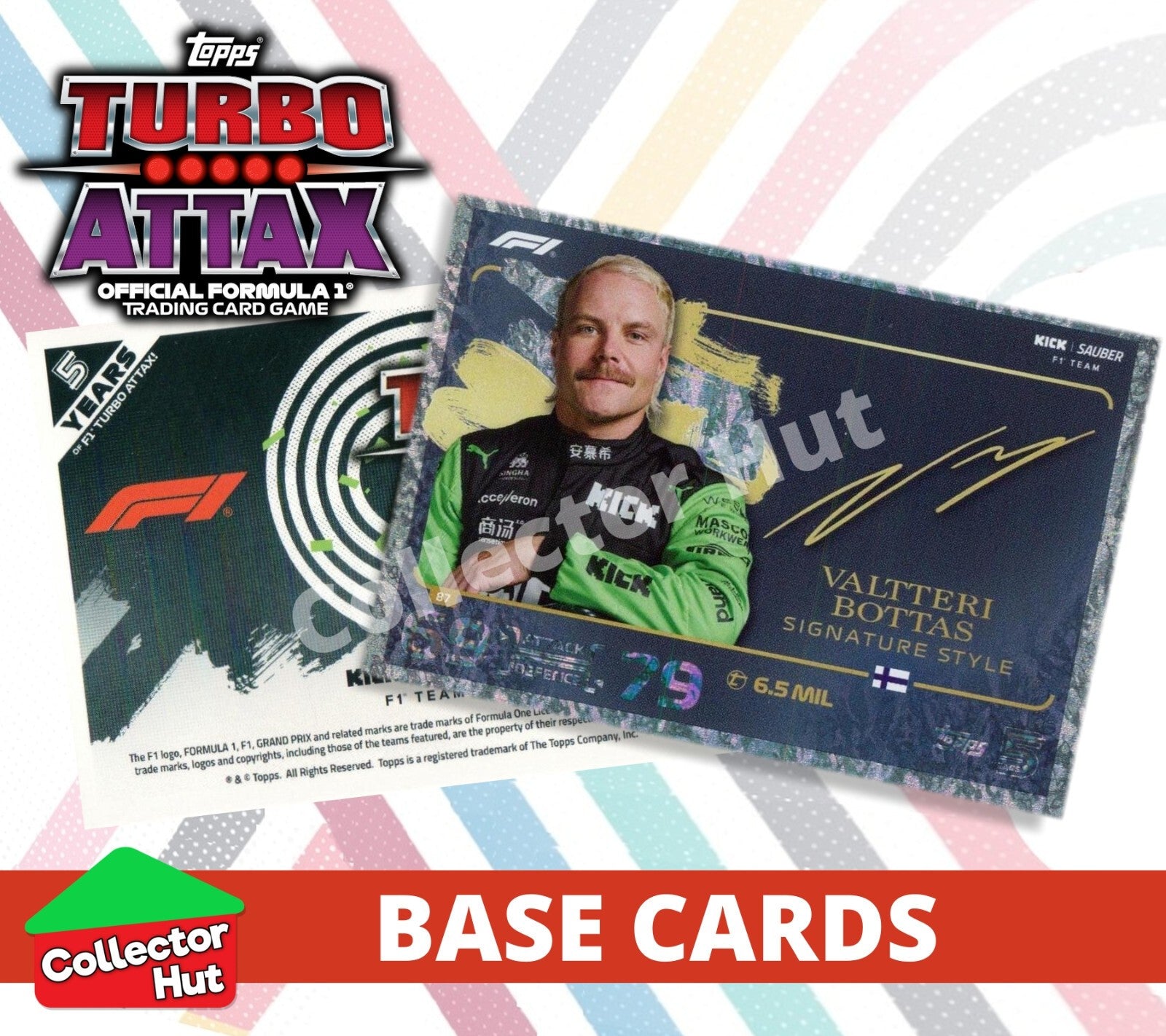 Topps Turbo Attax Formula 1 F1 2024 #1-166 Base Cards YOU CHOOSE