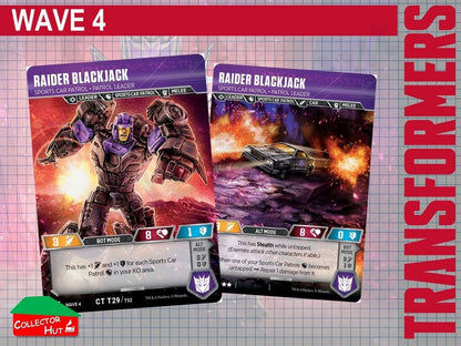Transformers TCG CHARACTER Trading Cards All Waves