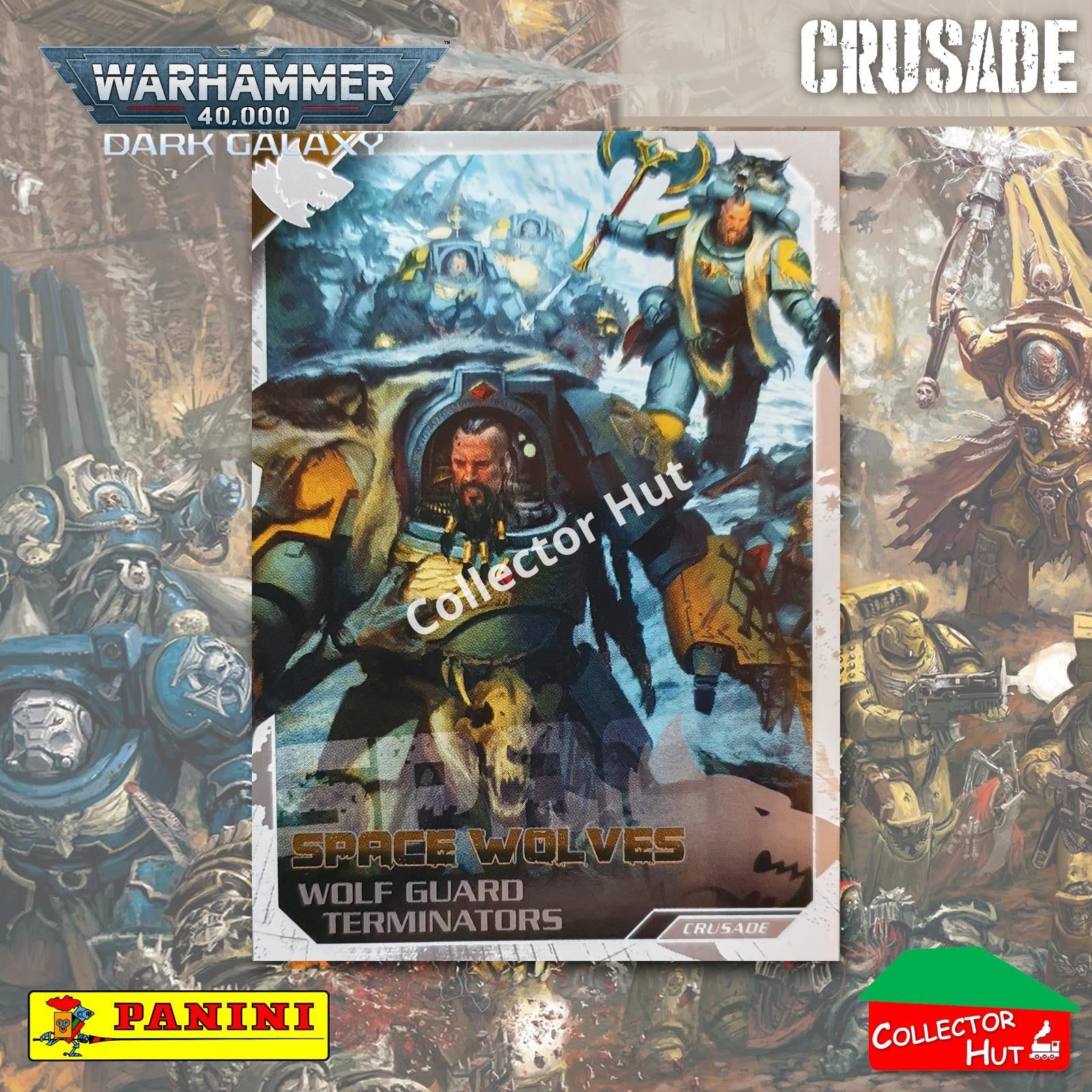PANINI Warhammer 40,000 Dark Galaxy Parallel Trading Card Crusade Vanguard Purge