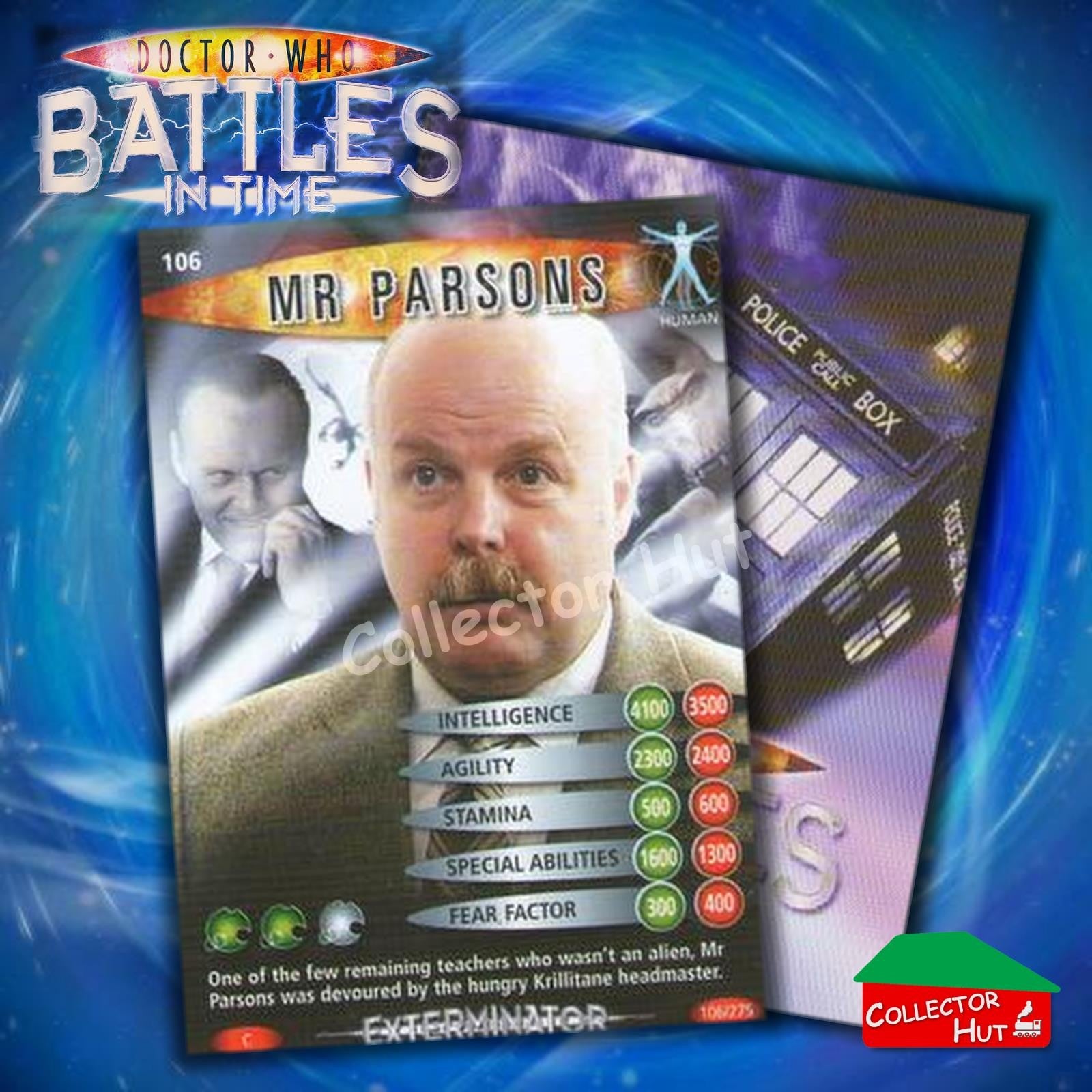 DOCTOR WHO Battles in Time #1-139 EXTERMINATOR RARE & COMMON Cards YOU CHOOSE