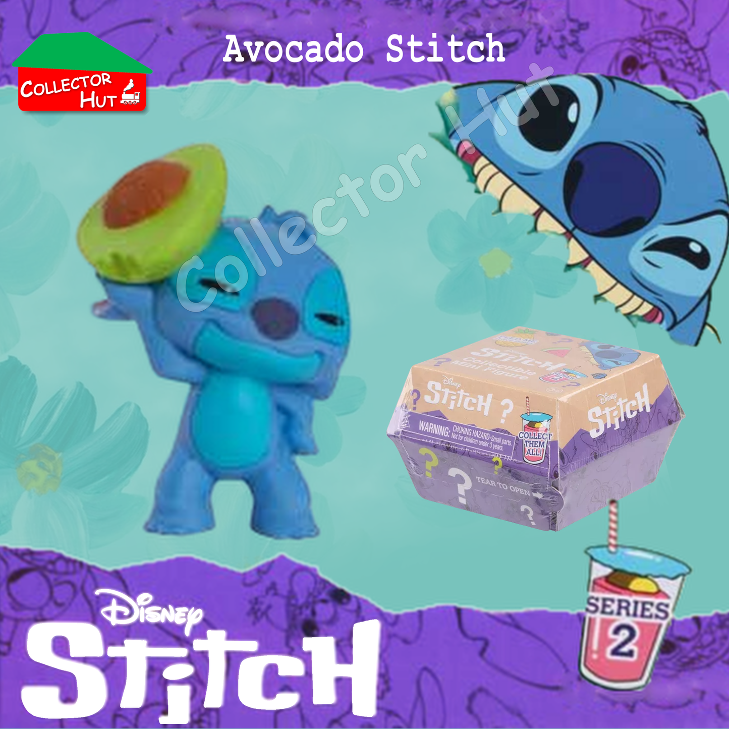 Disney Stitch Feed Me Blind Mini Figures Series 2 (Identified) New & Sealed
