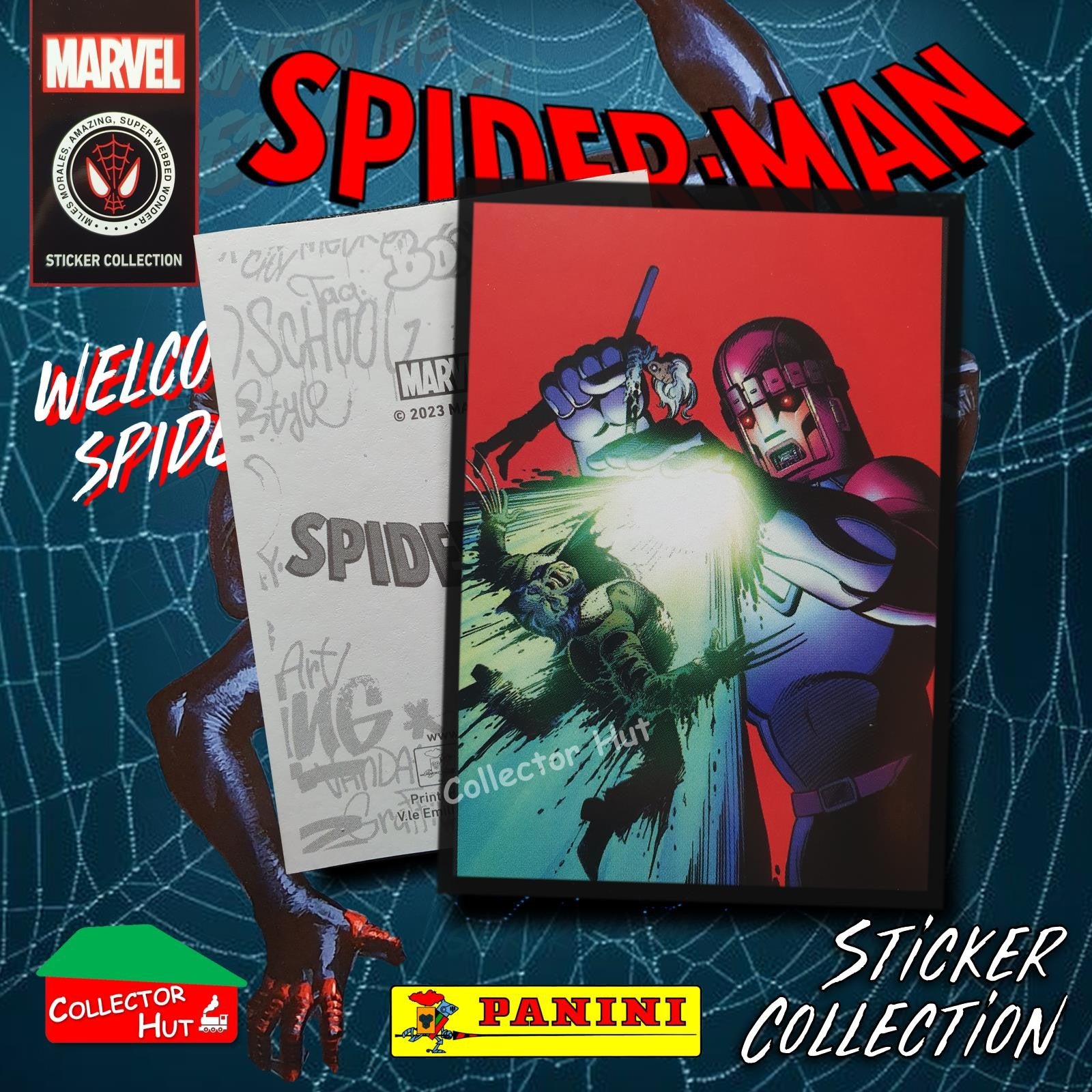 Panini Spider-Man Spider-Verse 2023 Collection Sticker Singles #1-163 & F1-30