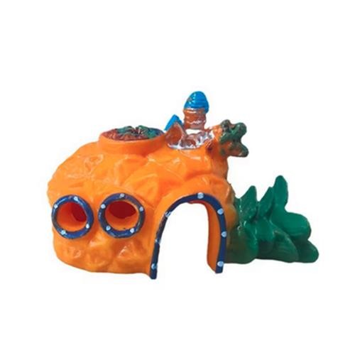 Mini Aquarium Medium Scenary Decorations Boats Planes Huts