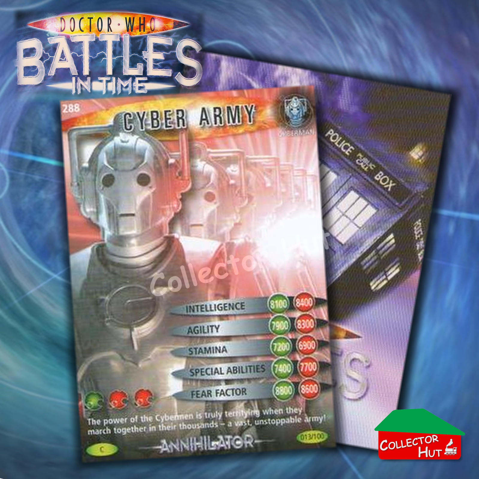 DOCTOR WHO Battles in Time #276-375 ANNIHILATOR RARE & COMMON Cards YOU CHOOSE