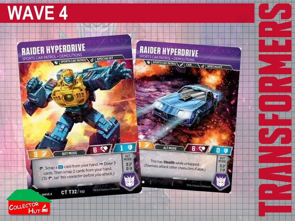 Transformers TCG CHARACTER Trading Cards All Waves