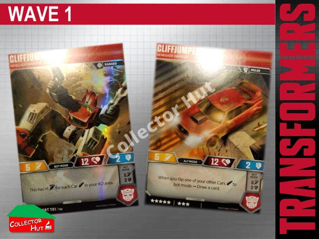 Transformers TCG CHARACTER Trading Cards All Waves