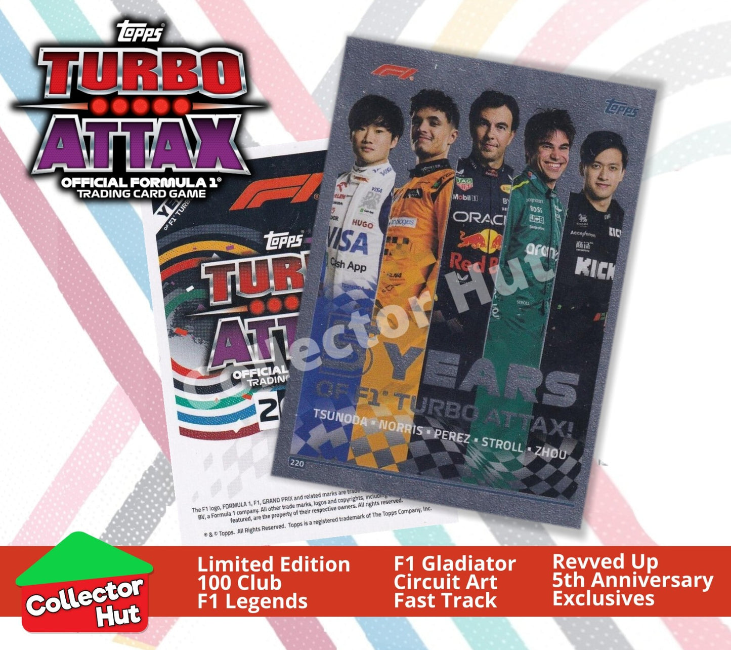Topps Turbo Attax Formula 1 F1 2024 #313-344 RARE Limited Cards YOU CHOOSE