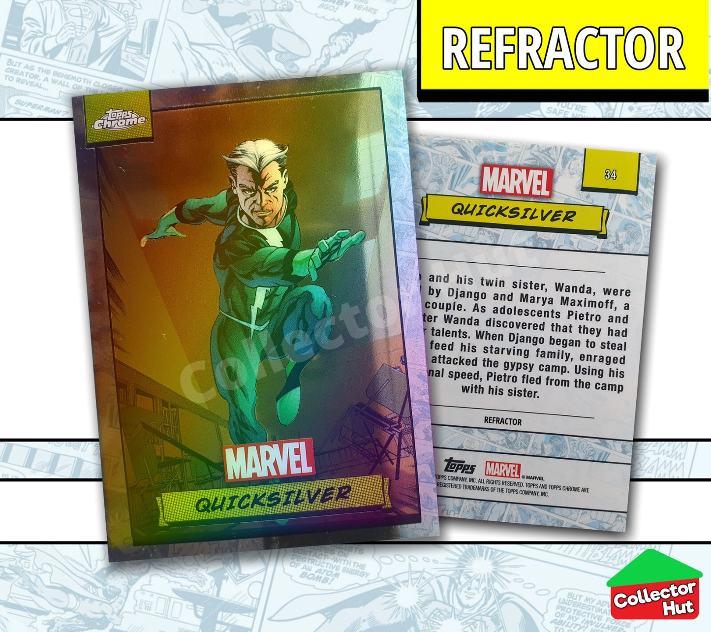 Marvel Topps Chrome 2024 REFRACTOR Card Collection YOU CHOOSE