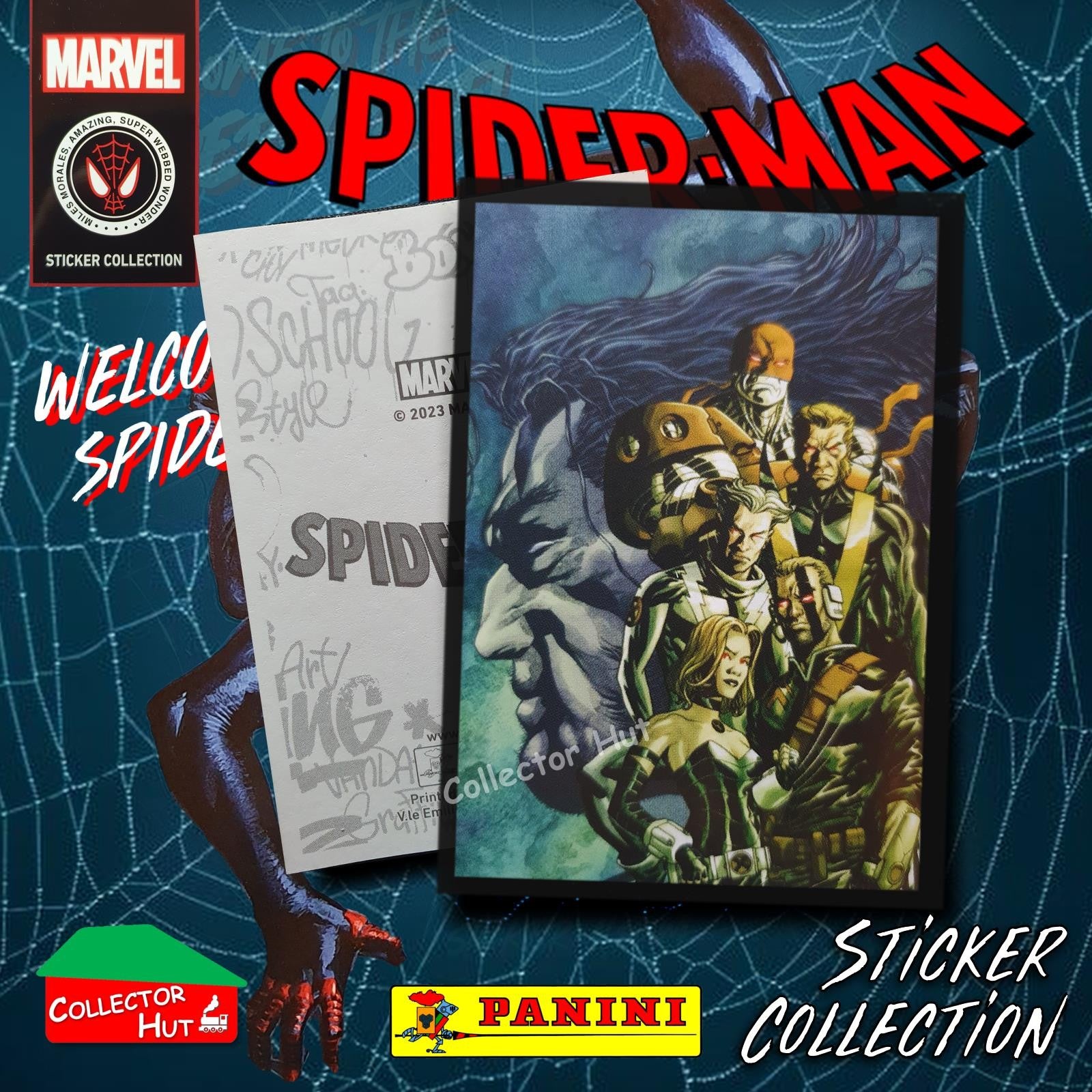 Panini Spider-Man Spider-Verse 2023 Collection Sticker Singles #1-163 & F1-30