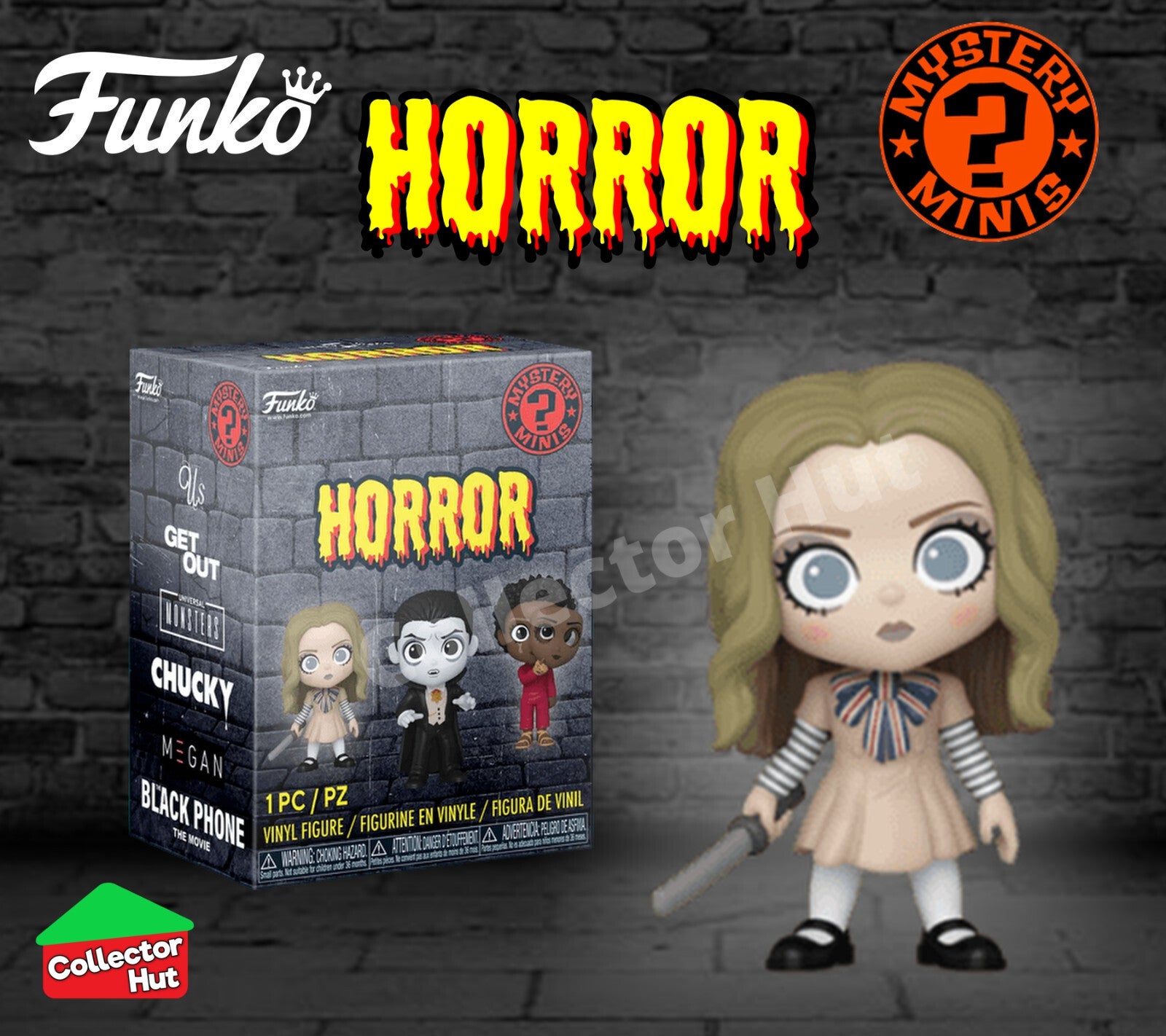 Funko Horror Film Mystery Mini Figures Universal Pictures IDENTIFIED