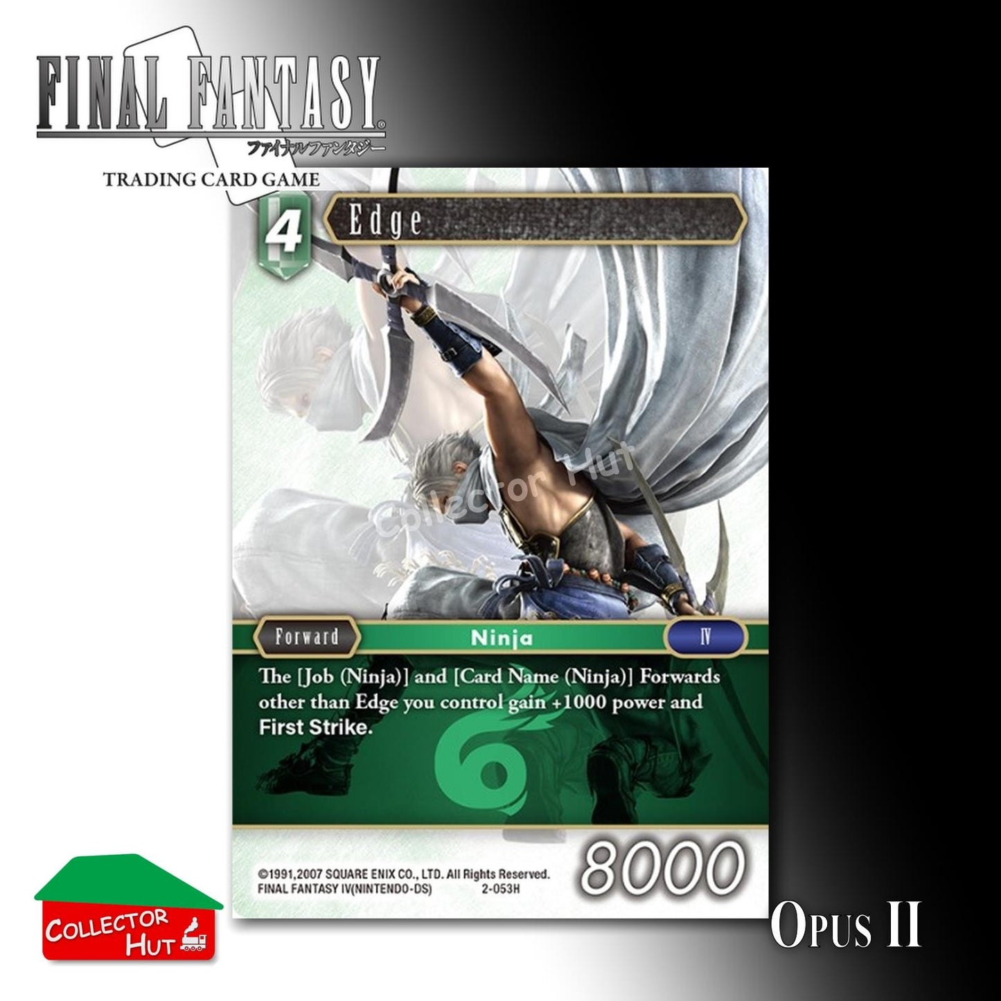 Final Fantasy Trading Card Game OPUS II 2 FOIL CARDS You Choose