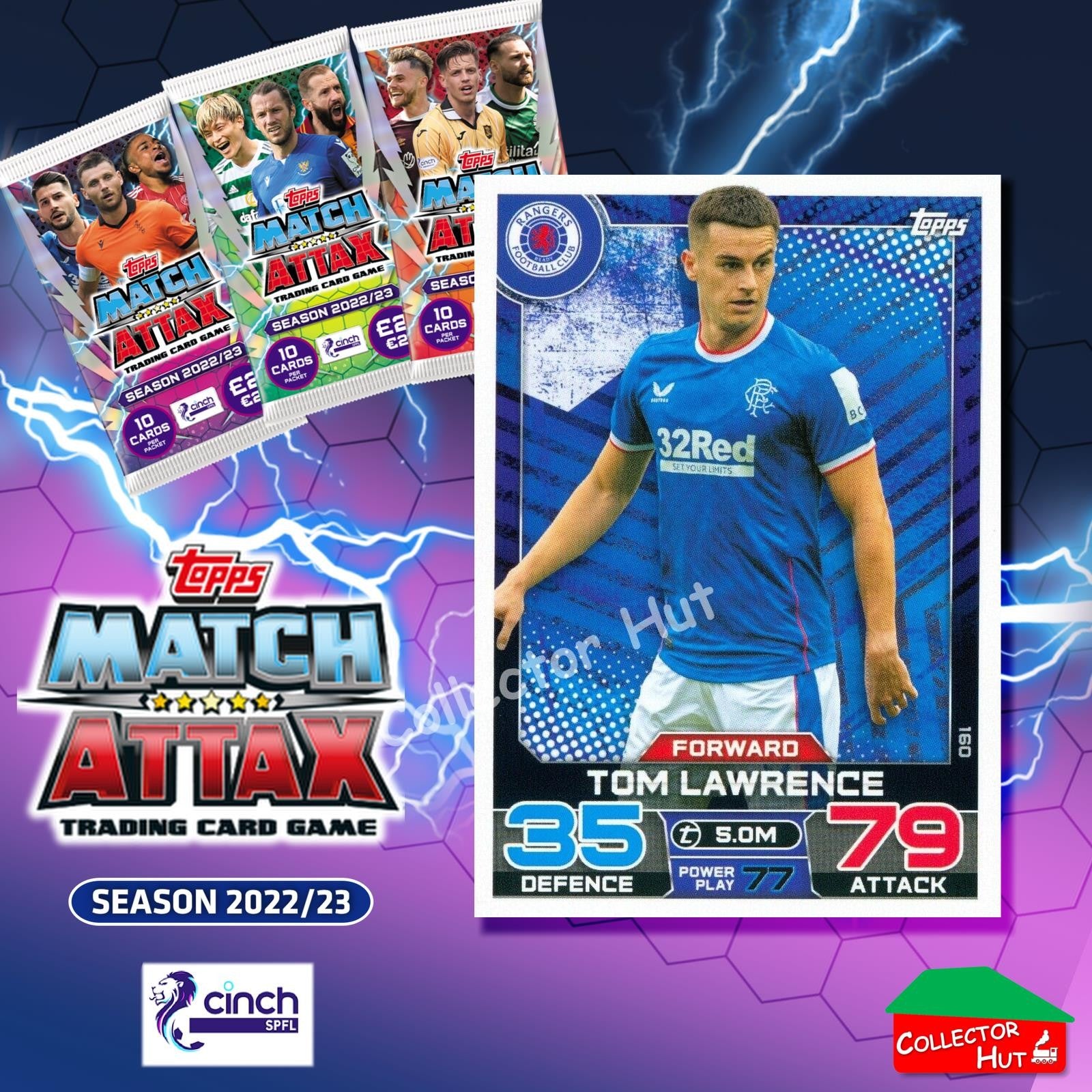 TOPPS MATCH ATTAX SPFL 2022/23 #1-162 Choose Your Card