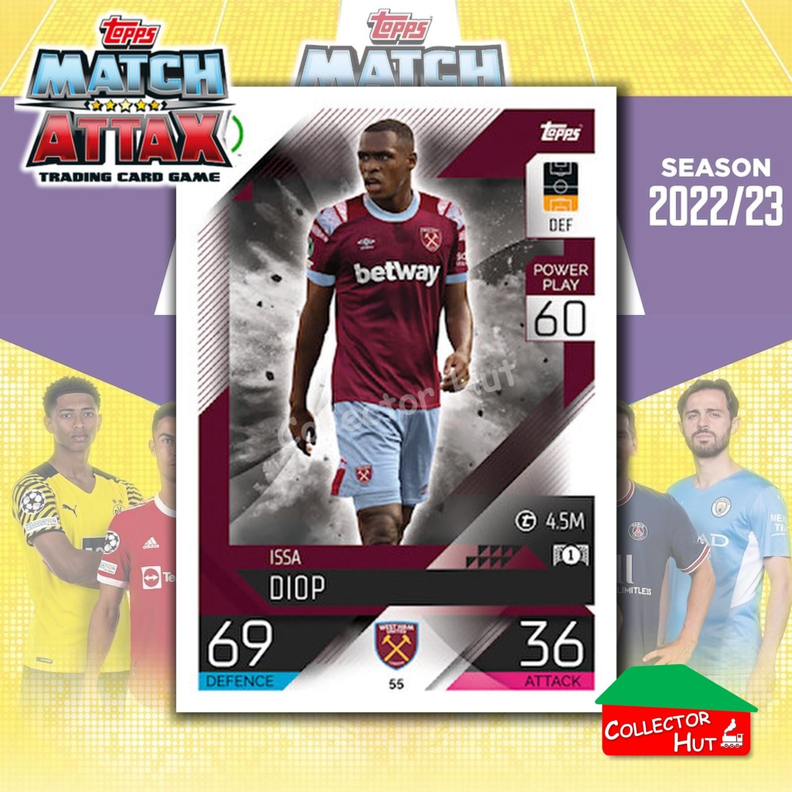 Topps Match Attax Europa Champions League 2022/23 TCG Trading Cards Base 1-189