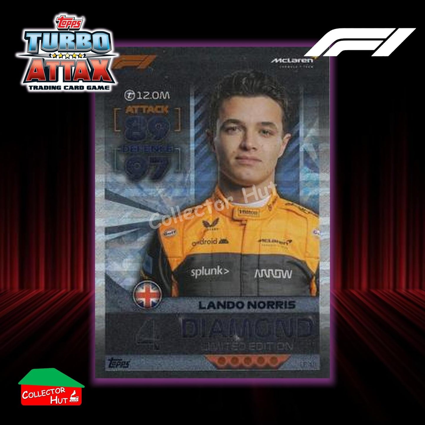 Topps Turbo Attax Formula 1 F1 2022 Limited Edition, 100 Club & Foil Cards