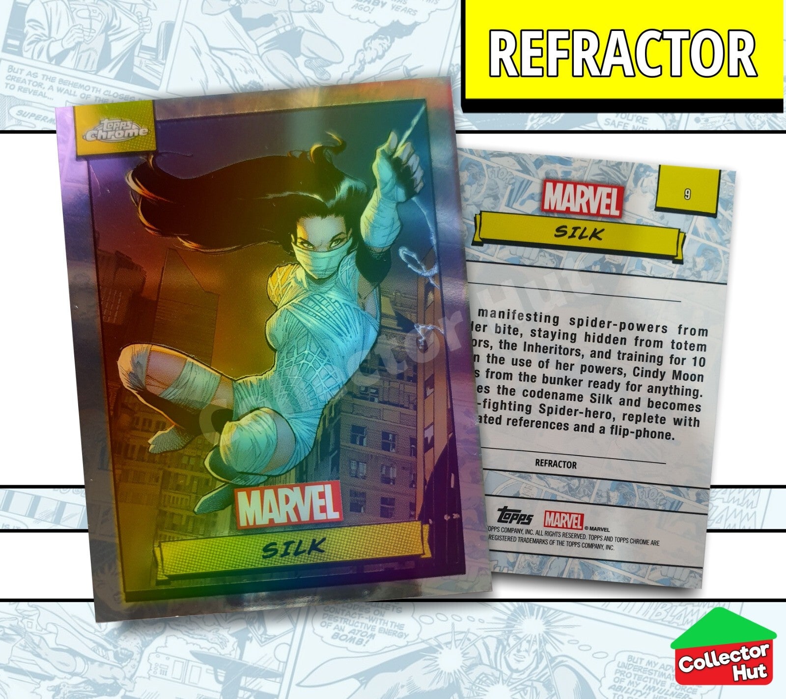 Marvel Topps Chrome 2024 REFRACTOR Card Collection YOU CHOOSE