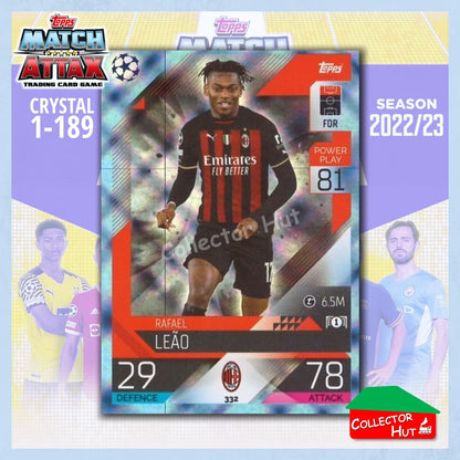 Topps Match Attax Europa Champions League 2022/23 Crystal Parallel Cards 190-387
