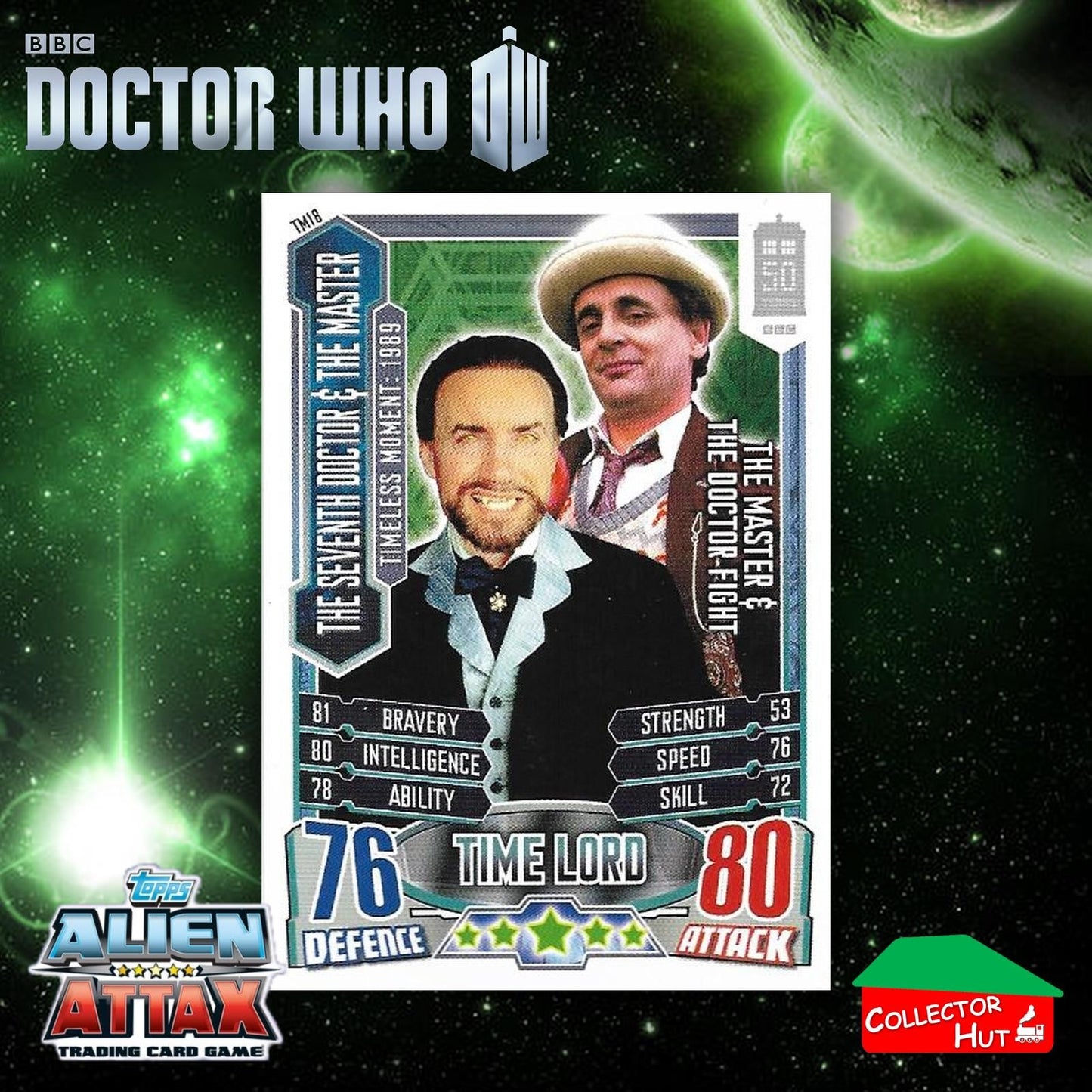Topps Doctor Who Alien Attax 50th Anniversary Edition Companion Timeless Cards