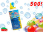 Water Balloons & Filler Nozzle Childrens Summer Outdoor Fun 500 Balloons