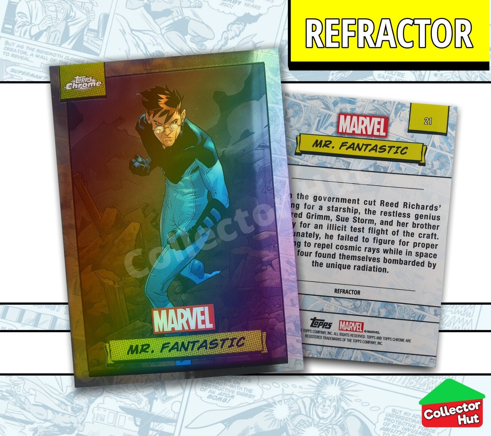 Marvel Topps Chrome 2024 REFRACTOR Card Collection YOU CHOOSE