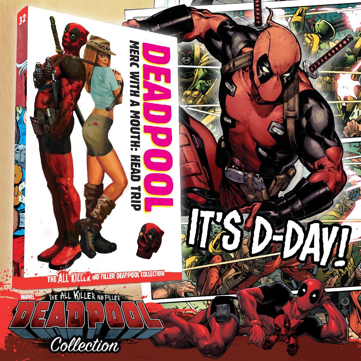 Marvel Deadpool Graphic Novels All Killer No Filler Collection Hachette Partwork