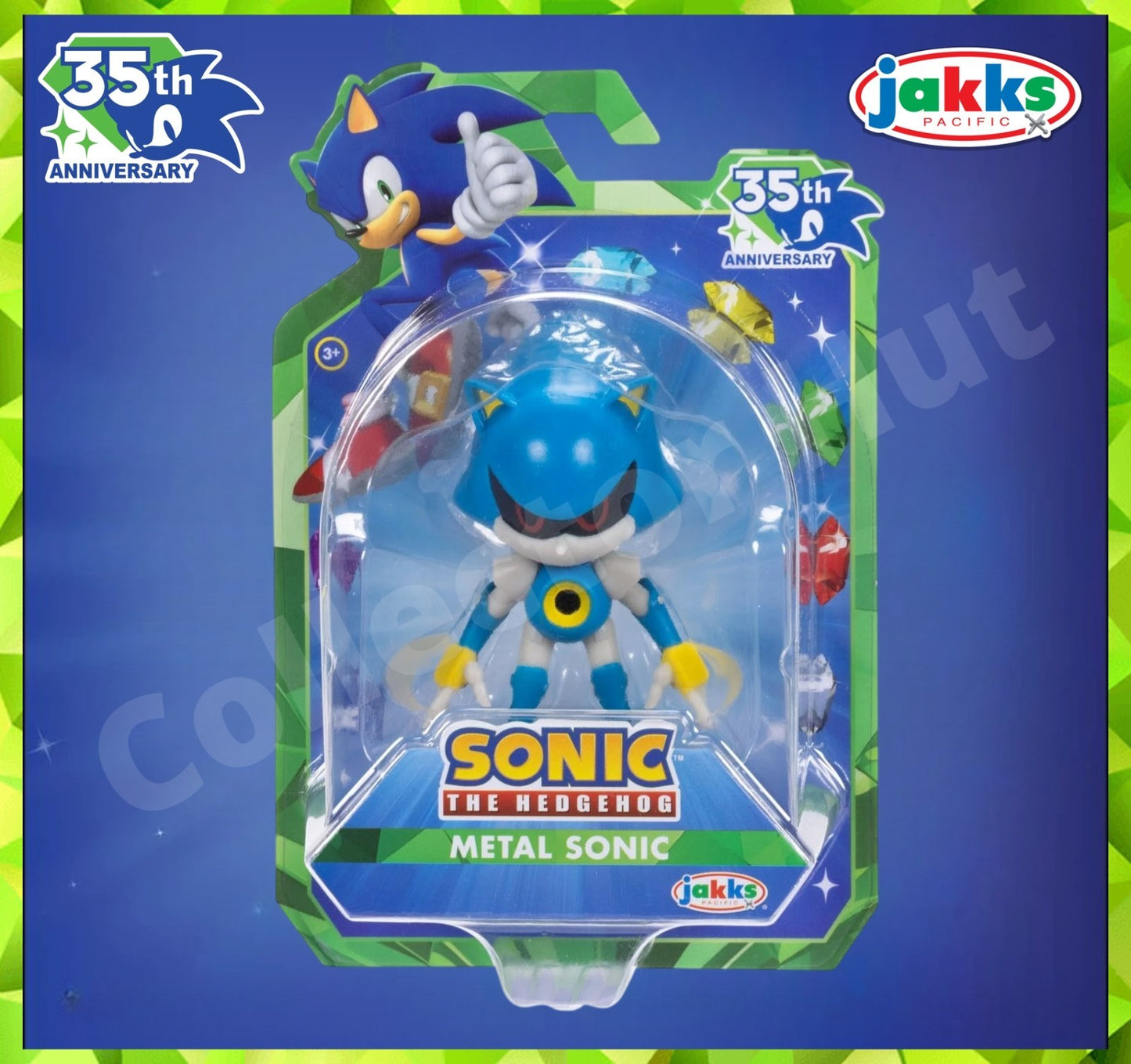 JAKKS Sonic the Hedgehog Figures 2.5" Wave 24 35th Anniversary Edition