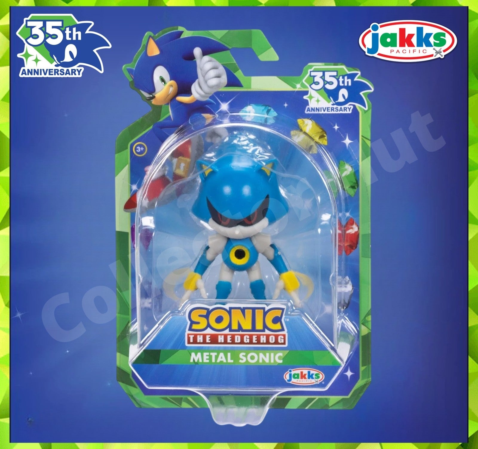 JAKKS Sonic the Hedgehog Figures 2.5" Wave 24 35th Anniversary Edition