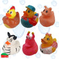 Novelty Rubber Ducks 5cm Assorted Characters Designs Henbrandt