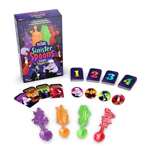 Disney Sinister Spoons Tabletop Party Game Funko Genuine 