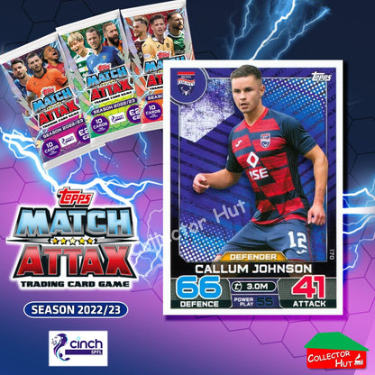 TOPPS MATCH ATTAX SPFL 2022/23 #163-264 Choose Your Card